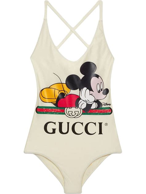 gucci swimsuit mickey mouse|Gucci Mickey Mouse.